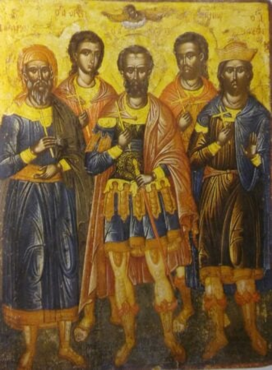Οι άγιοι Ευστράτιος, Αυξέντιος, Ευγένιος, Μαρδάριος και Ορέστης