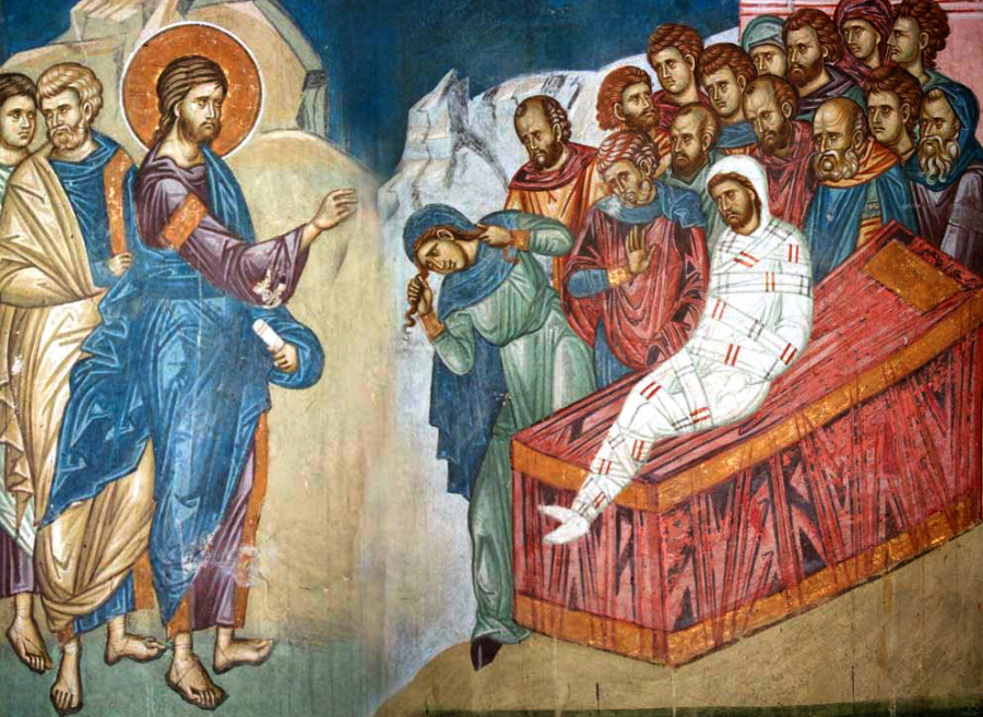 Κυριακή Γ΄ Λουκά - Η ανάσταση του υιού της χήρας στη Ναΐν